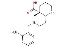 (4aS*,8aR*)-6-[(2-amino-3-pyridinyl)methyl]octahydro-1,6-naphthyridine-4a(2H)-carboxylic acid