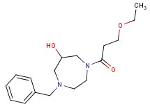 1-benzyl-4-(3-ethoxypropanoyl)-1,4-diazepan-6-ol