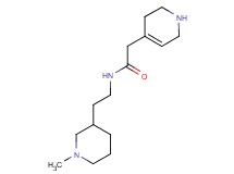 N-[2-(1-methylpiperidin-3-yl)ethyl]-2-(1,2,3,6-tetrahydropyridin-4-yl)acetamide