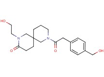 2-(2-hydroxyethyl)-8-{[4-(hydroxymethyl)phenyl]acetyl}-2,8-diazaspiro[5.5]undecan-3-one