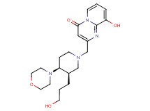 9-hydroxy-2-{[(3R*,4S*)-3-(3-hydroxypropyl)-4-morpholin-4-ylpiperidin-1-yl]methyl}-4H-pyrido[1,2-a]pyrimidin-4-one