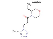 (3S)-3-ethyl-4-[3-(5-methyl-1H-tetrazol-1-yl)propanoyl]morpholine