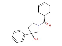 1-(3-cyclohexen-1-ylcarbonyl)-3-phenyl-3-pyrrolidinol