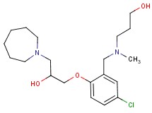 3-[[2-(3-azepan-1-yl-2-hydroxypropoxy)-5-chlorobenzyl](methyl)amino]propan-1-ol