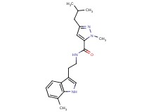 3-isobutyl-1-methyl-N-[2-(7-methyl-1H-indol-3-yl)ethyl]-1H-pyrazole-5-carboxamide