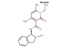 1-ethyl-N-[(1R,2R)-2-hydroxy-2,3-dihydro-1H-inden-1-yl]-4,6-dimethyl-2-oxo-1,2-dihydropyridine-3-carboxamide
