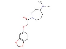 1-[(1,3-benzodioxol-5-yloxy)acetyl]-N,N-dimethyl-4-azepanamine
