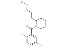 1-(5-chloro-2-fluorobenzoyl)-2-(3-methoxypropyl)piperidine