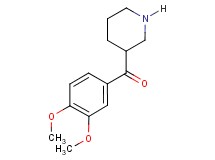(3,4-dimethoxyphenyl)(3-piperidinyl)methanone hydrochloride