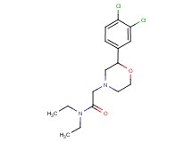 2-[2-(3,4-dichlorophenyl)morpholin-4-yl]-N,N-diethylacetamide