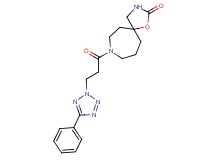 8-[3-(5-phenyl-2H-tetrazol-2-yl)propanoyl]-1-oxa-3,8-diazaspiro[4.6]undecan-2-one