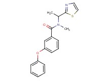N-methyl-3-phenoxy-N-[1-(1,3-thiazol-2-yl)ethyl]benzamide