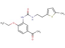 N-(5-acetyl-2-ethoxyphenyl)-N'-[2-(5-methyl-2-thienyl)ethyl]urea