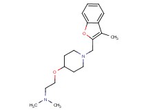 N,N-dimethyl-2-({1-[(3-methyl-1-benzofuran-2-yl)methyl]piperidin-4-yl}oxy)ethanamine