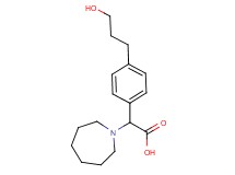 azepan-1-yl[4-(3-hydroxypropyl)phenyl]acetic acid