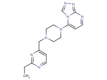 5-{4-[(2-ethylpyrimidin-4-yl)methyl]piperazin-1-yl}[1,2,4]triazolo[4,3-a]pyrimidine