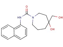 4-hydroxy-4-(hydroxymethyl)-N-1-naphthylazepane-1-carboxamide