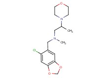 N-[(6-chloro-1,3-benzodioxol-5-yl)methyl]-N-methyl-2-morpholin-4-ylpropan-1-amine