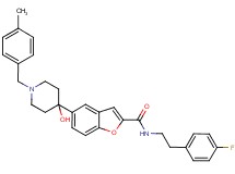 N-[2-(4-fluorophenyl)ethyl]-5-[4-hydroxy-1-(4-methylbenzyl)-4-piperidinyl]-1-benzofuran-2-carboxamide