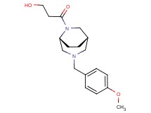 3-[(1S*,5R*)-3-(4-methoxybenzyl)-3,6-diazabicyclo[3.2.2]non-6-yl]-3-oxo-1-propanol