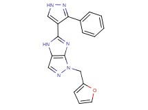 1-(2-furylmethyl)-5-(3-phenyl-1H-pyrazol-4-yl)-1,4-dihydroimidazo[4,5-c]pyrazole