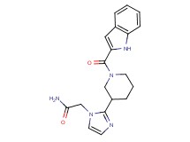 2-{2-[1-(1H-indol-2-ylcarbonyl)-3-piperidinyl]-1H-imidazol-1-yl}acetamide