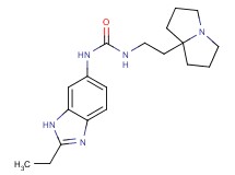N-(2-ethyl-1H-benzimidazol-6-yl)-N'-[2-(tetrahydro-1H-pyrrolo[1,2-a]pyrrol-7a(5H)-yl)ethyl]urea
