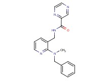 N-({2-[benzyl(methyl)amino]pyridin-3-yl}methyl)pyrazine-2-carboxamide
