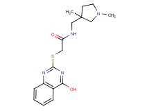 N-[(1,3-dimethylpyrrolidin-3-yl)methyl]-2-[(4-hydroxyquinazolin-2-yl)thio]acetamide