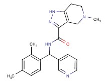 N-[(2,4-dimethylphenyl)(pyridin-3-yl)methyl]-5-methyl-4,5,6,7-tetrahydro-1H-pyrazolo[4,3-c]pyridine-3-carboxamide