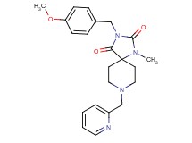 3-(4-methoxybenzyl)-1-methyl-8-(2-pyridinylmethyl)-1,3,8-triazaspiro[4.5]decane-2,4-dione