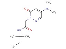 2-[4-(dimethylamino)-6-oxopyridazin-1(6H)-yl]-N-(1,1-dimethylpropyl)acetamide