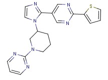 5-[1-(1-pyrimidin-2-ylpiperidin-3-yl)-1H-imidazol-2-yl]-2-(2-thienyl)pyrimidine