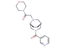 (1R*,5R*)-6-[2-(4-morpholinyl)-2-oxoethyl]-3-(3-pyridinylcarbonyl)-3,6-diazabicyclo[3.2.2]nonane