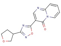 3-[3-(tetrahydrofuran-3-yl)-1,2,4-oxadiazol-5-yl]-4H-pyrido[1,2-a]pyrimidin-4-one