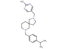 7-(4-isopropylbenzyl)-2-[(2-methyl-5-pyrimidinyl)methyl]-2,7-diazaspiro[4.5]decane