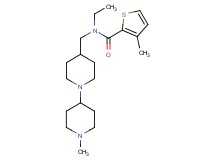 N-ethyl-3-methyl-N-[(1'-methyl-1,4'-bipiperidin-4-yl)methyl]-2-thiophenecarboxamide
