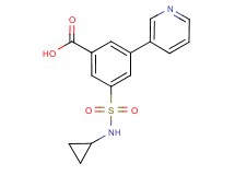 3-[(cyclopropylamino)sulfonyl]-5-pyridin-3-ylbenzoic acid