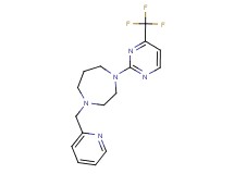 1-(pyridin-2-ylmethyl)-4-[4-(trifluoromethyl)pyrimidin-2-yl]-1,4-diazepane