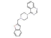 4-[4-(1-benzofuran-2-ylmethyl)-1-piperazinyl]quinazoline