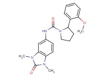 N-(1,3-dimethyl-2-oxo-2,3-dihydro-1H-benzimidazol-5-yl)-2-(2-methoxyphenyl)pyrrolidine-1-carboxamide