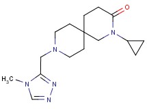 2-cyclopropyl-9-[(4-methyl-4H-1,2,4-triazol-3-yl)methyl]-2,9-diazaspiro[5.5]undecan-3-one
