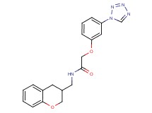 N-(3,4-dihydro-2H-chromen-3-ylmethyl)-2-[3-(1H-tetrazol-1-yl)phenoxy]acetamide