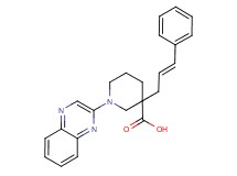 3-[(2E)-3-phenylprop-2-en-1-yl]-1-quinoxalin-2-ylpiperidine-3-carboxylic acid