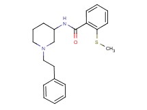 2-(methylthio)-N-[1-(2-phenylethyl)-3-piperidinyl]benzamide