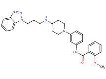 N-[3-(4-{[3-(1H-1,2,3-benzotriazol-1-yl)propyl]amino}-1-piperidinyl)phenyl]-2-methoxybenzamide
