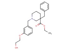 ethyl 3-benzyl-1-[3-(2-hydroxyethoxy)benzyl]-3-piperidinecarboxylate