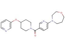4-(5-{[4-(pyridin-3-yloxy)piperidin-1-yl]carbonyl}pyridin-2-yl)-1,4-oxazepane