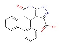 4-biphenyl-2-yl-6-oxo-4,5,6,7-tetrahydro-1H-pyrazolo[3,4-b]pyridine-3-carboxylic acid