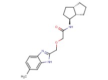 2-[(6-methyl-1H-benzimidazol-2-yl)methoxy]-N-[(1S*,3aS*,6aS*)-octahydropentalen-1-yl]acetamide